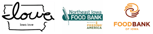 “Iowa love” T-Shirt unites food banks serving 70% of Iowa counties to raise awareness & fundraise for September’s “Hunger Action Month”