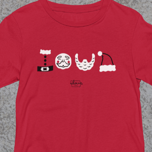 "IOWA Santa" Long Sleeves for the Entire Family