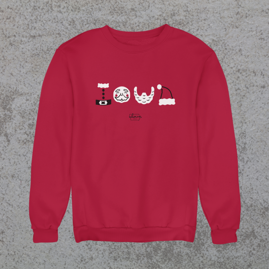 "IOWA Santa" Sweatshirt for the Entire Family
