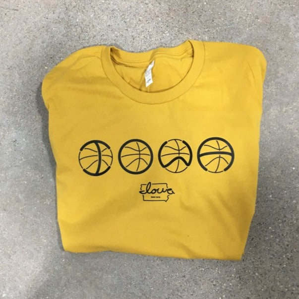 "I-O-W-A" Basketball T-Shirt