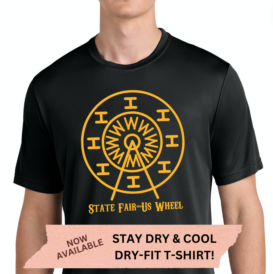 IOWA Fair-Us Wheel T-Shirt (Dryfit Available!)