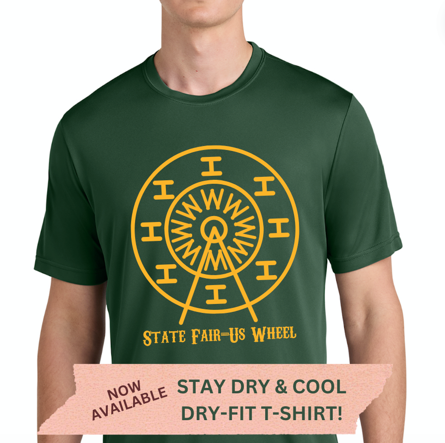 IOWA Fair-Us Wheel T-Shirt (Dryfit Available!)