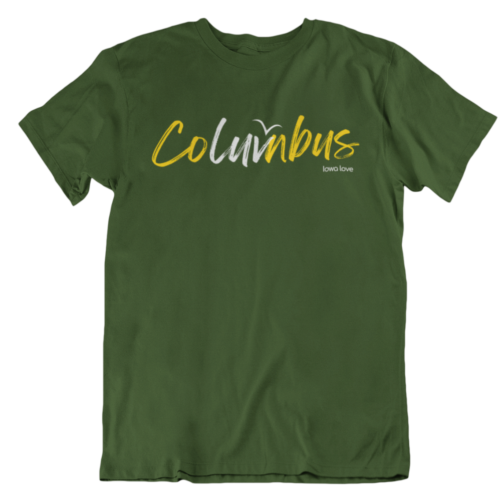 Columbus T-Shirt by "Iowa love"