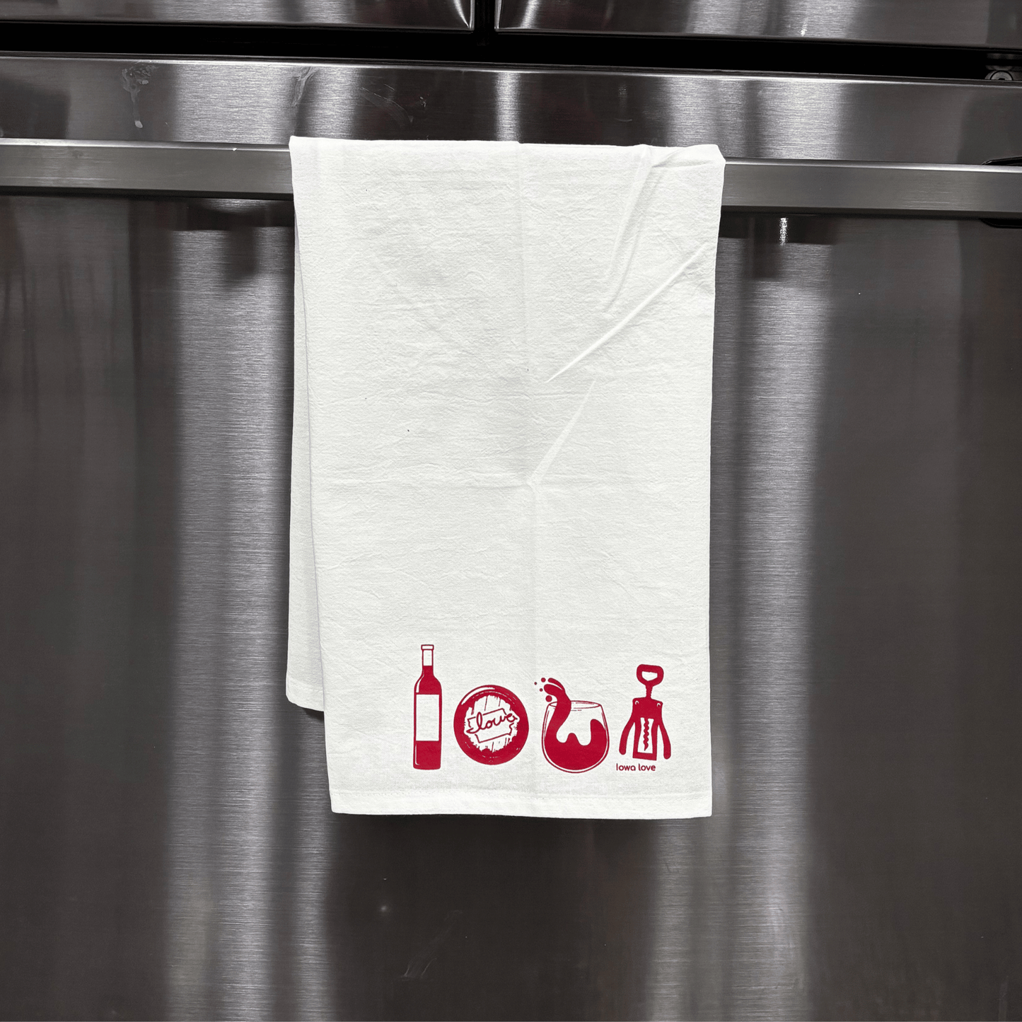 "IOWA Wine" Tea Towel