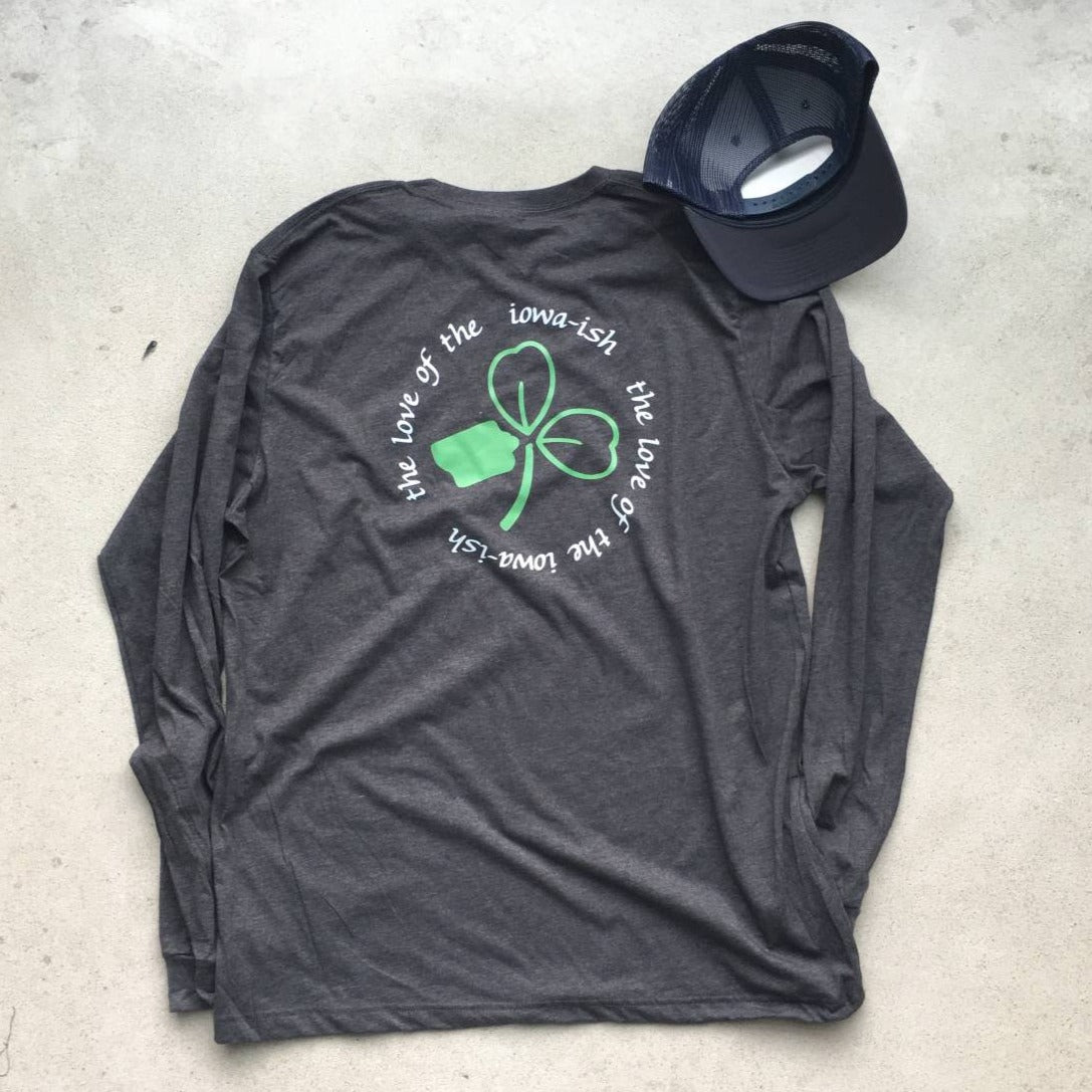 "Iowa love" Irish Long Sleeves