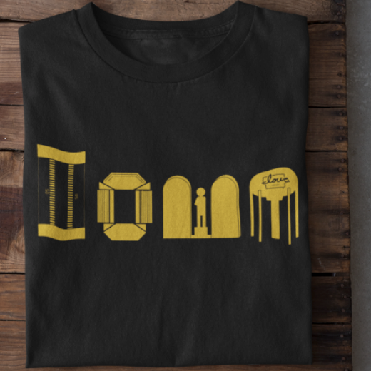 "IOWA" Stadium T-Shirt