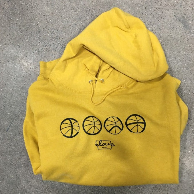 "I-O-W-A" Basketball Hoodie