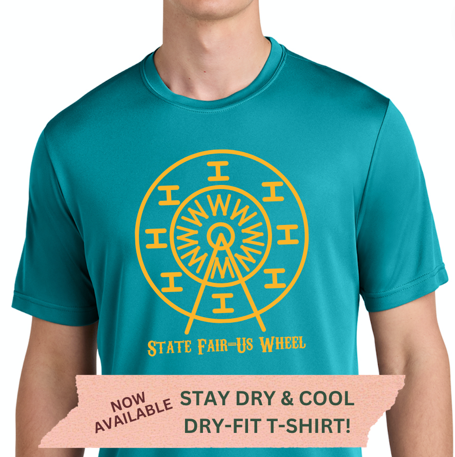 IOWA Fair-Us Wheel T-Shirt (Dryfit Available!)