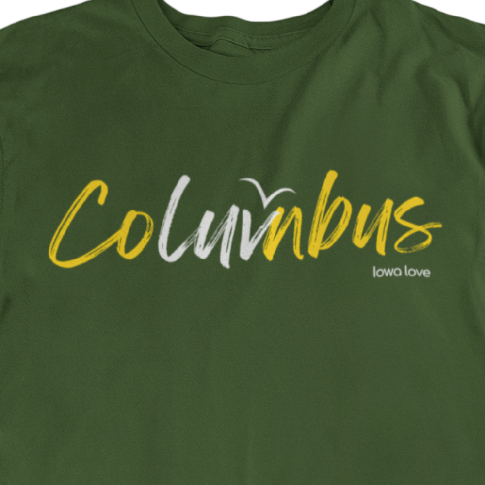 Columbus T-Shirt by "Iowa love"
