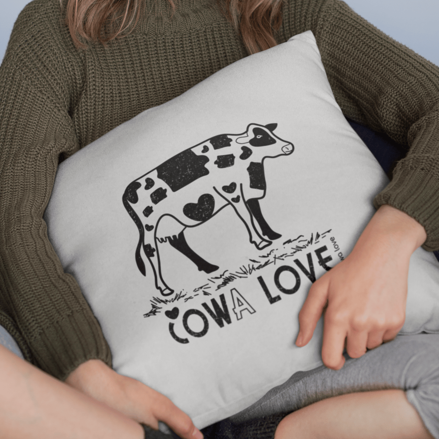 Cow Love Pillow