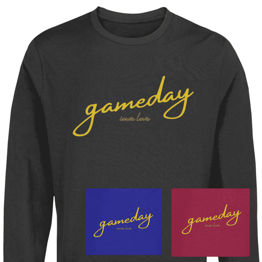 "Game Day Iowa Love" Long Sleeve
