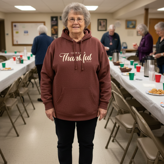 Iowan & Thankful Hoodie