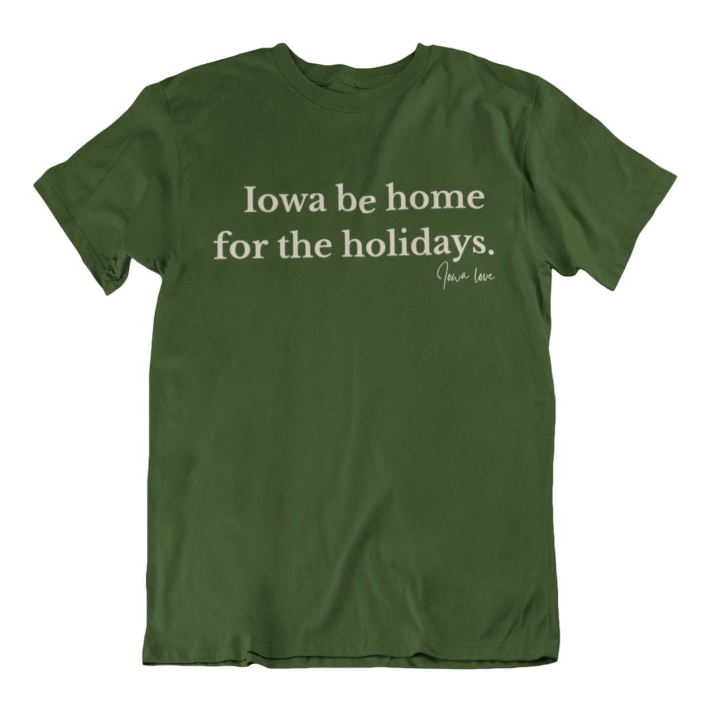 Iowa Be Home for the Holidays in Evergreen