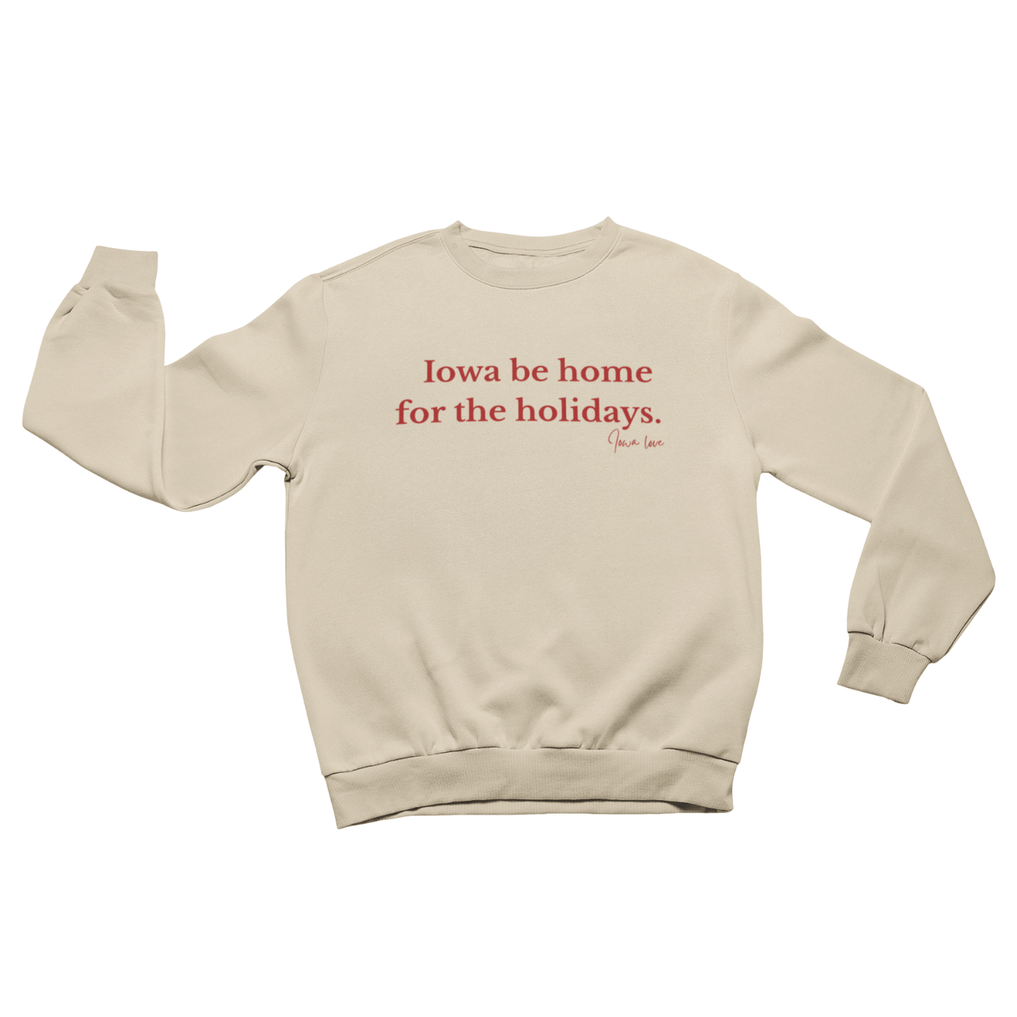 Iowa Be Home for the Holidays in Oatmeal