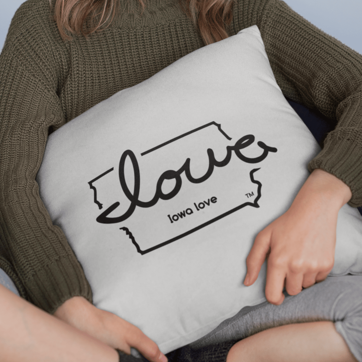 "Iowa love" Pillow