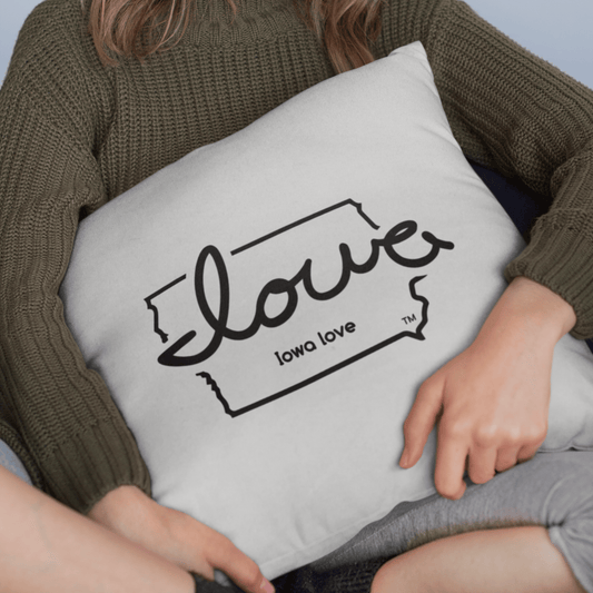 "Iowa love" Pillow