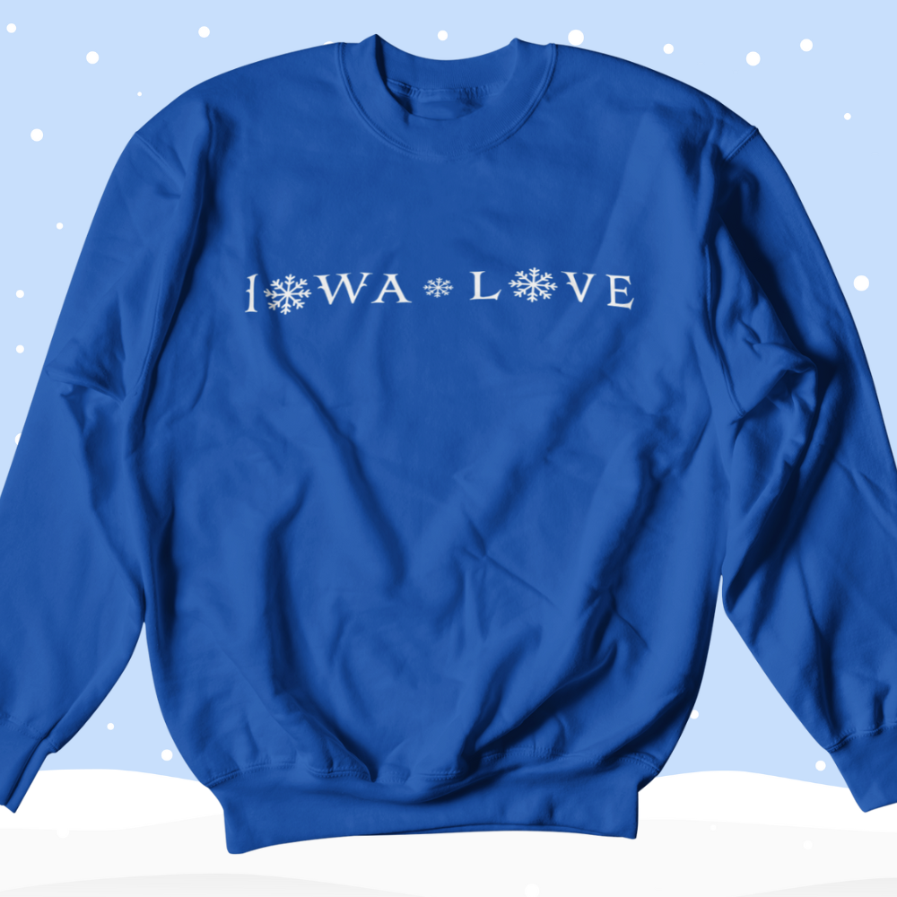 "Iowa Love" Snowflakes