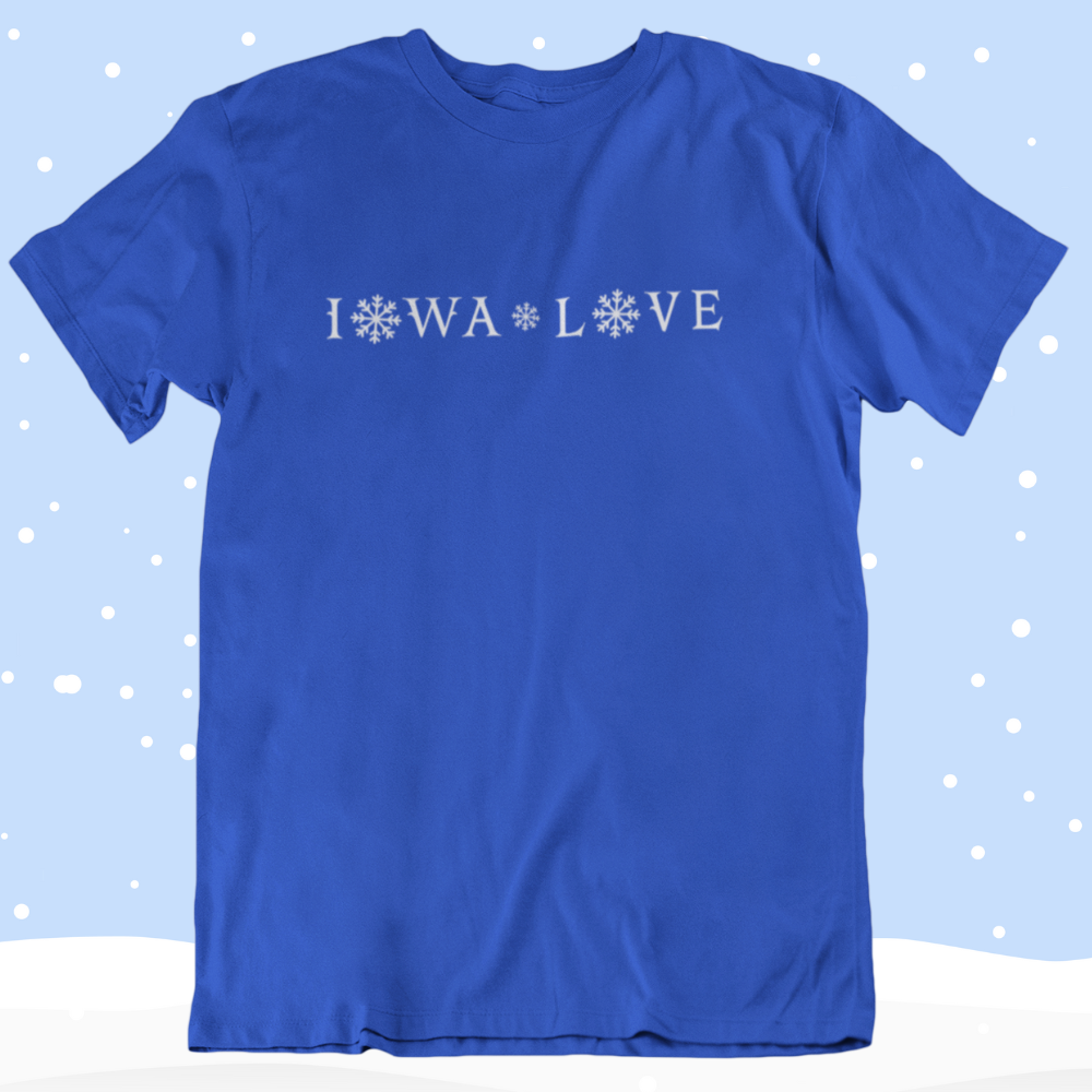 "Iowa Love" Snowflakes