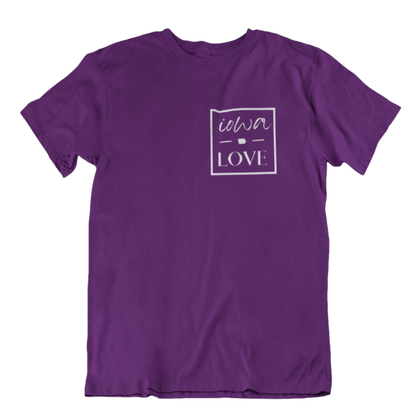 "Iowa love" Square Tee