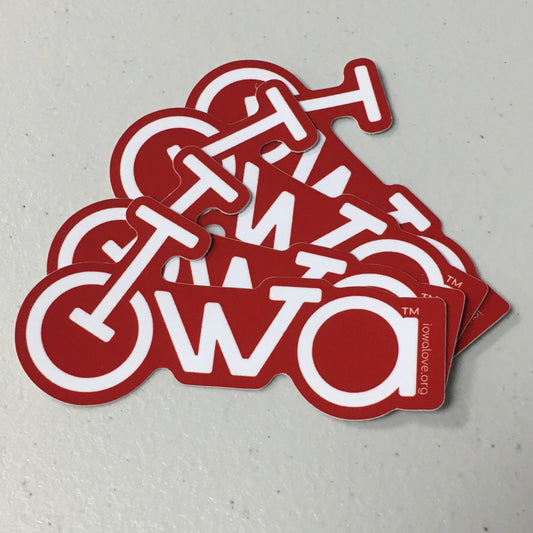 IOWA Cycle Sticker