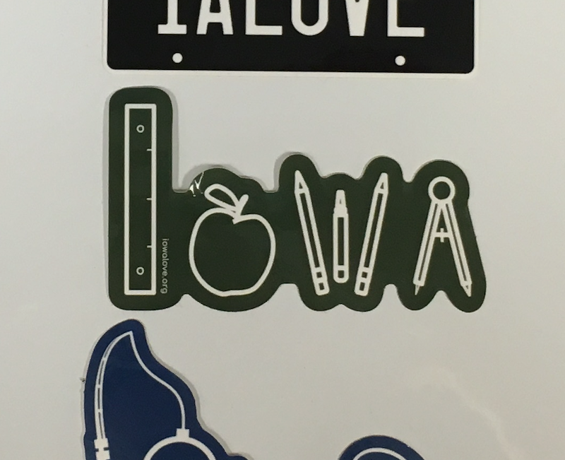 IOWA Teacher Sticker