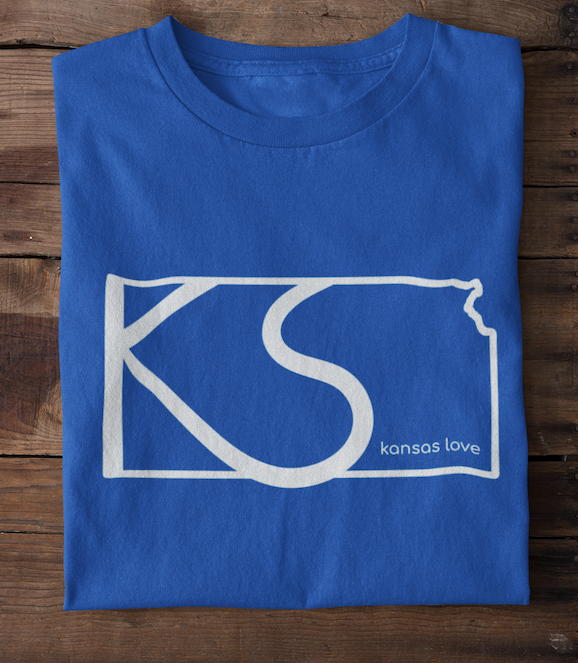 Kansas (KS) Love T-Shirt