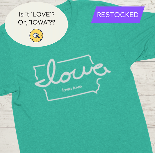 "Iowa love" T-Shirt